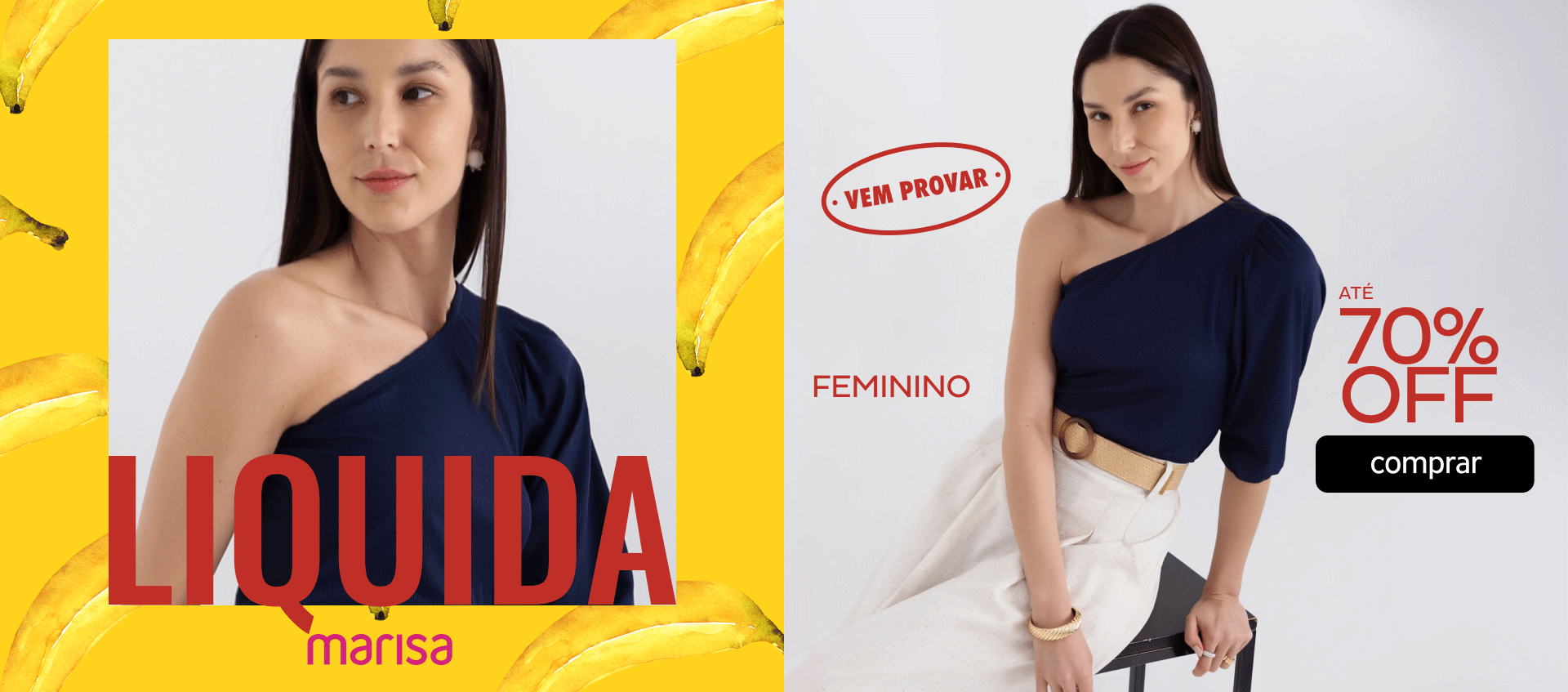 Liquida Feminino até 70 OFF Liquida Feminino até 70 OFF