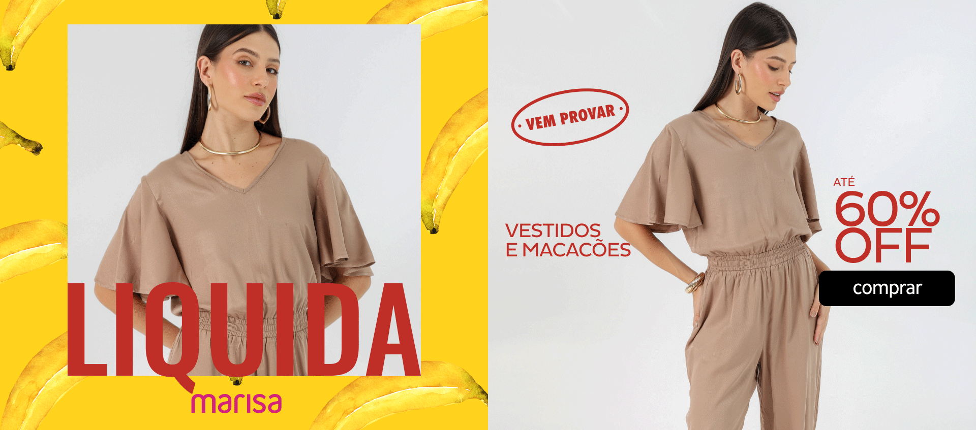 Vestidos e Macacões com até 60 OFF Vestidos e Macacões com até 60 OFF